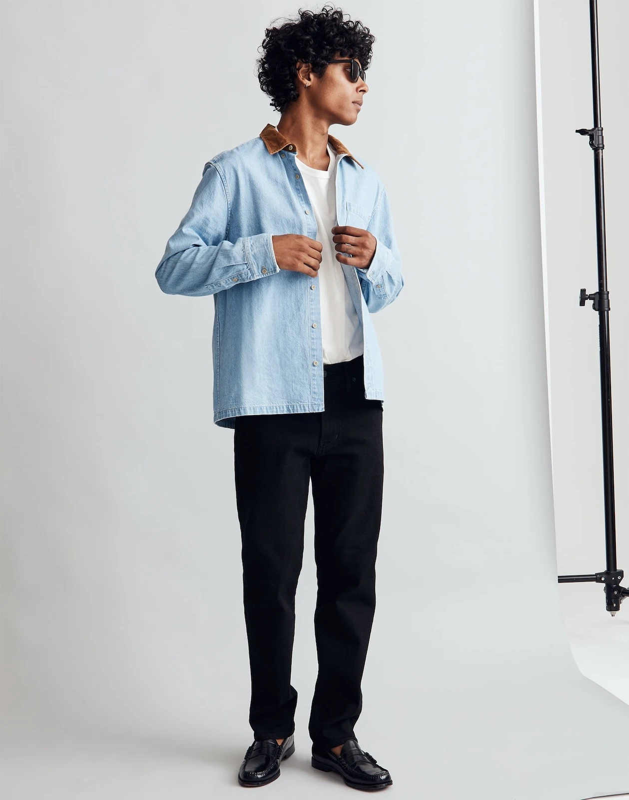 Straight Jeans In Black Wash