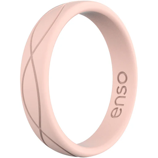 Enso Rings Infinity Series Silicone Ring - Women's - Pink Sand