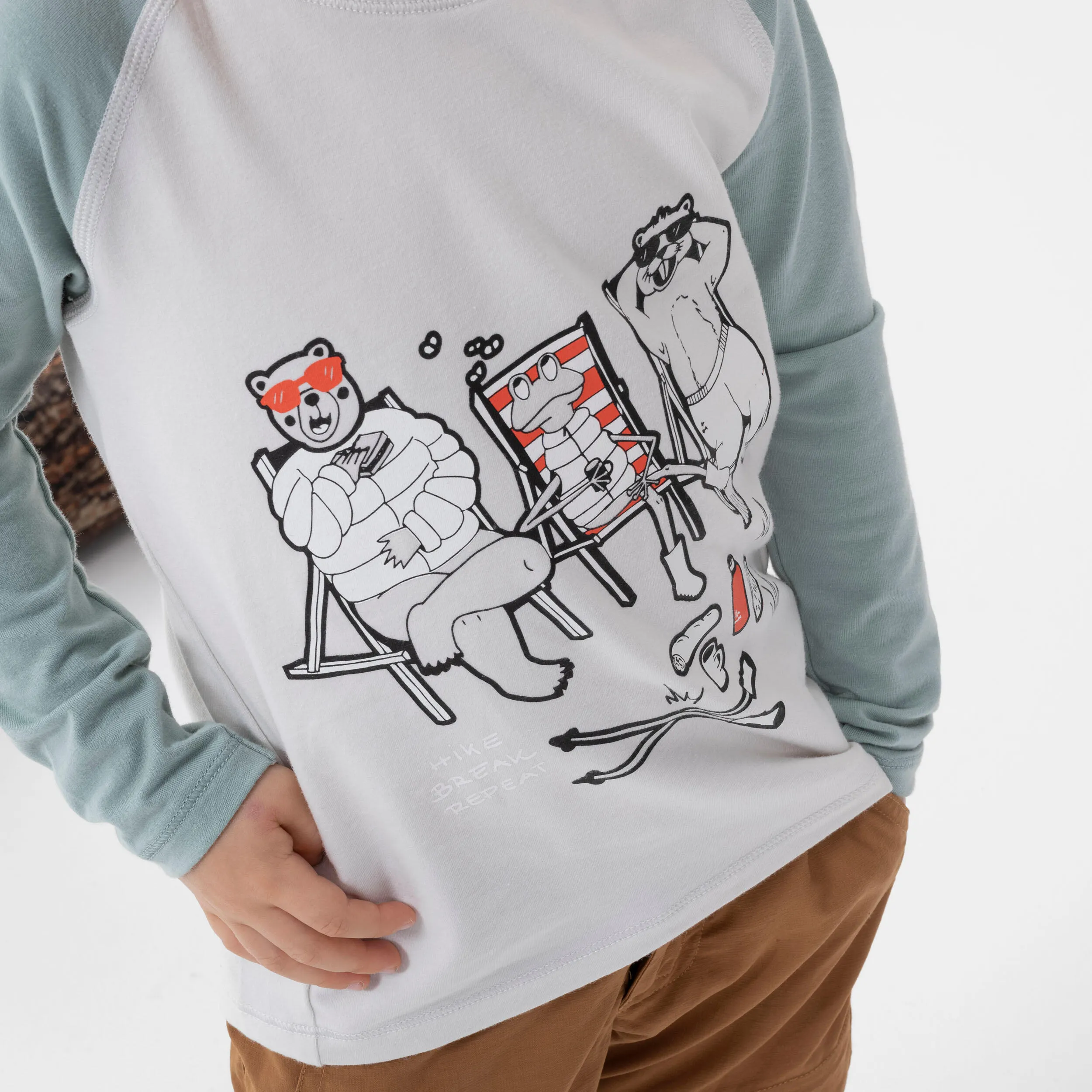 Kids’ Anti-uv Long-sleeved T-shirt - Mh150 Kid - Aged 2-6