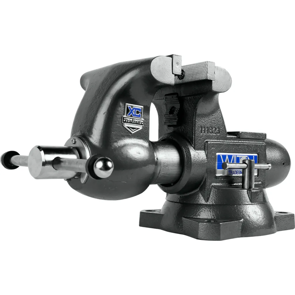 Wilton 6.5 In. Tradesman Xc Xtreme Condition Round Channel Vise With Swivel Base