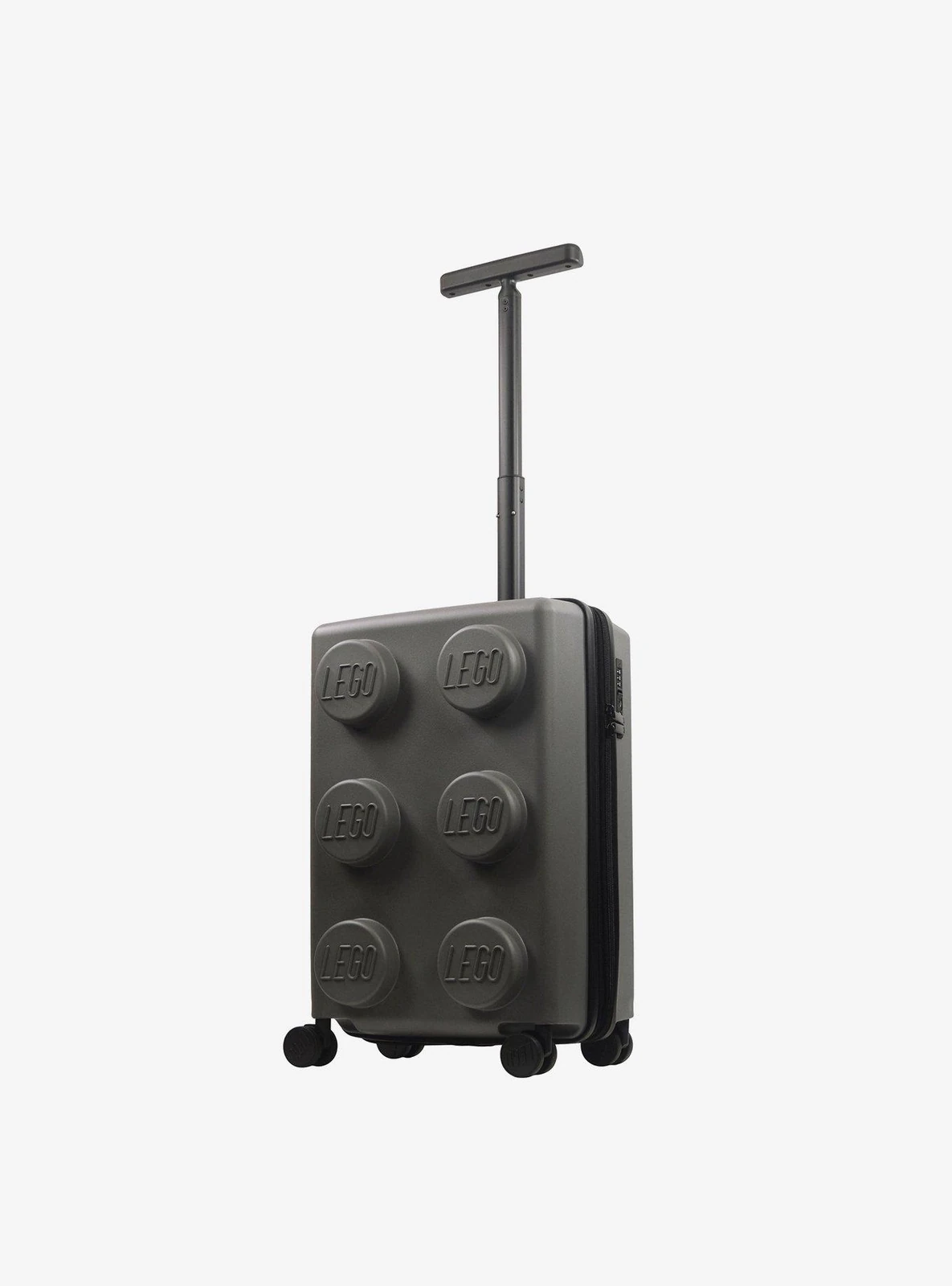 Ful Lego Signature Brick 2x3 Trolley Expandable Carry-on Luggage Grey