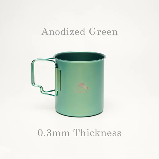 Toaks Ultralight Titanium 450ml Cup - Green