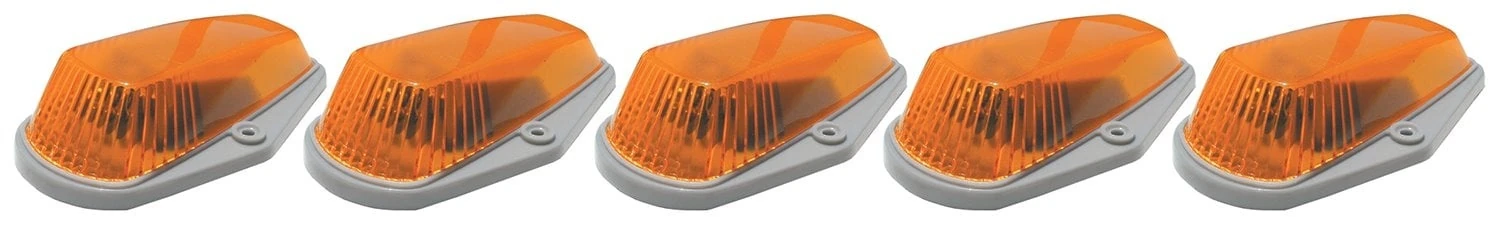 Pacer Performance 20-226 Led Amber Hi-5 Cab Roof Light Kit| 80-96 Ford Style