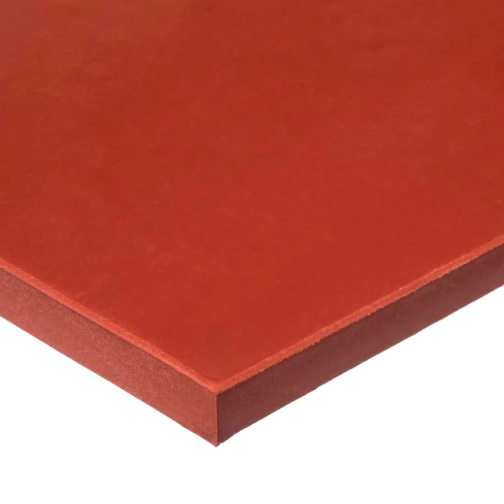 Red Sbr Rubber Roll No Adhesive - 60a - 1/8" Thick X 36" Wide X 10 Ft. Long