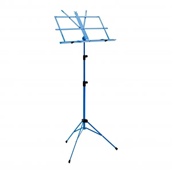 Music Stand With Carry Bag By Gear4music, Blue