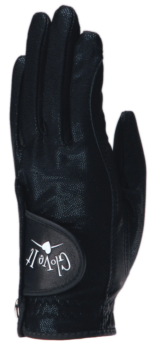 Black Clear Dot Golf Glove - Left Hand Small