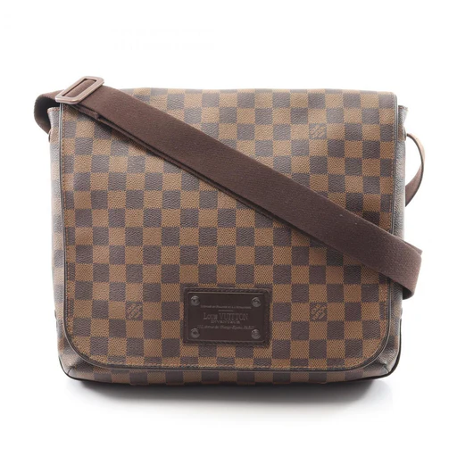 Louis Vuitton Brown Ebene Coated Canvas Damier Canvas Pvc Leather Shoulder Bag (pre-owned)