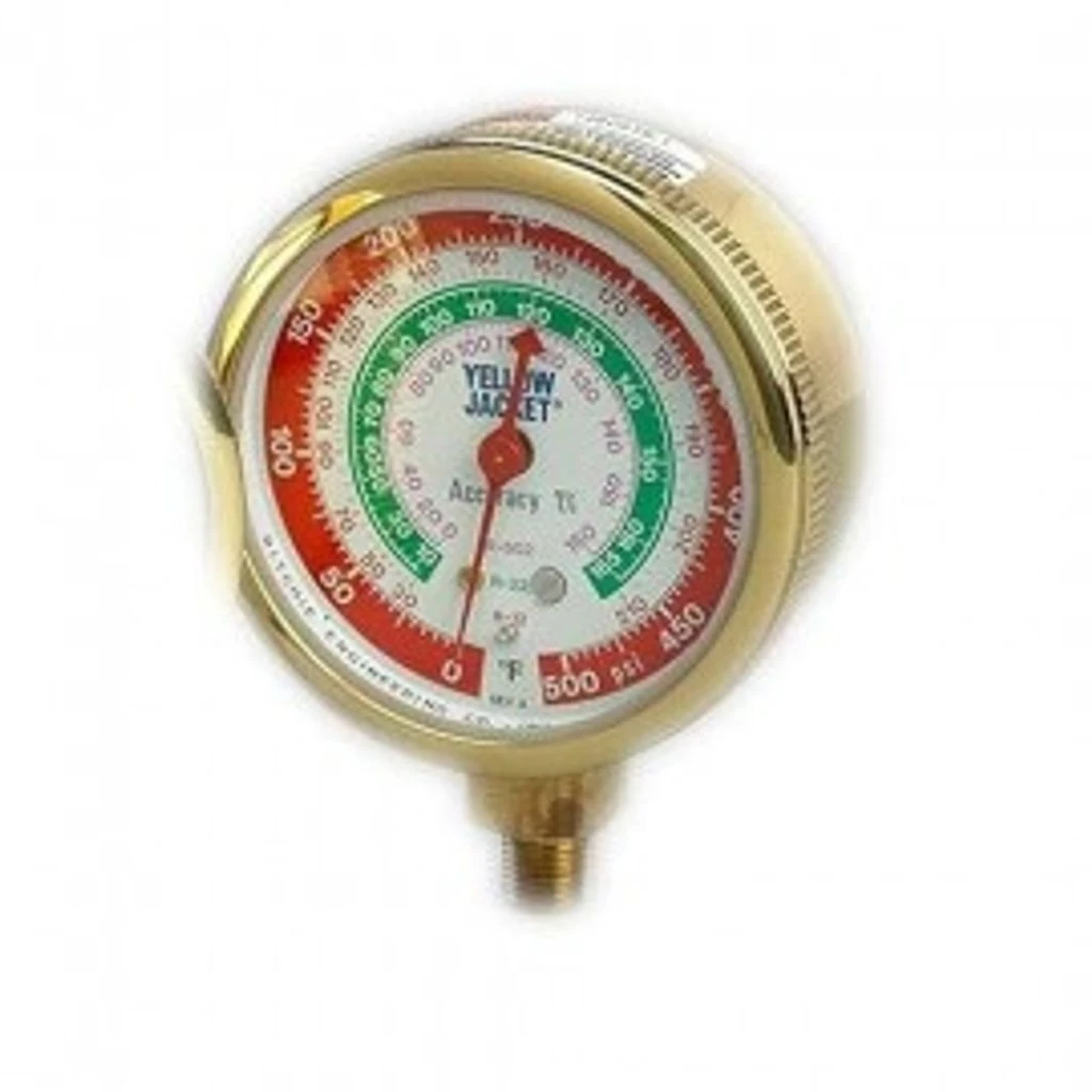 Yellow Jacket 49067 Heavy Duty Brass Manifold Gauge