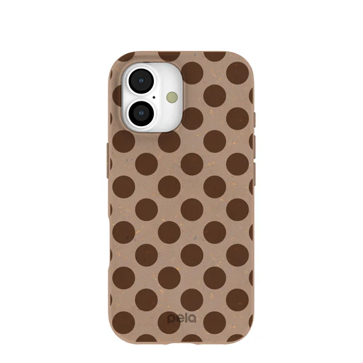 Chocolate Brown Cocoa Sprinkle Iphone 17 Case - Without Magsafe