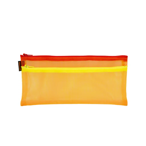 Multicolor Double Zip Cases - Small