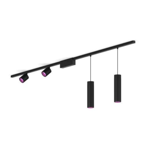 Perifo Straight Ceiling Base Kit (2 Spots, 2 Pendants)