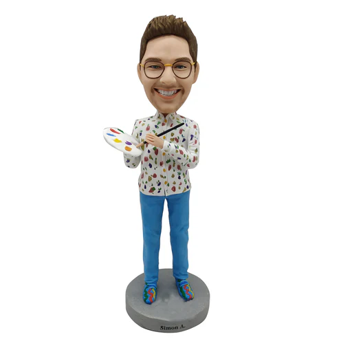 Custom Bobblehead Doll For Painter