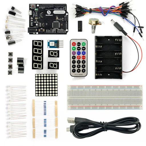 Leonardo R3 Starter Kit With 16 Projects