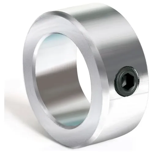 Set Screw Collar, 2-1/2", Zinc Plated Steel
