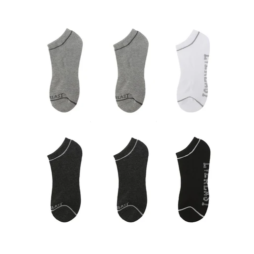 Everlast Mens 6 Pack Trainers Socks - Multi Hung