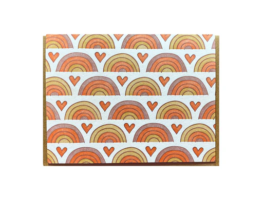 Hearts & Rainbows Greeting Card - Boxed Set Of 6