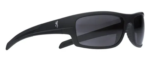 Browning Polarized Adult Clear Lens Polycarbonate Blk Frame Sunglasses