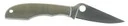 Spyderco C138p Grasshopper Folding Knife With Plain Edge 12c27 Sandvik Blade And Stainless Steel Handle