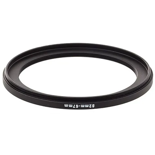 Used Adorama Step-down Adapter Ring 82mm Lens To 67mm Filter Size Ob