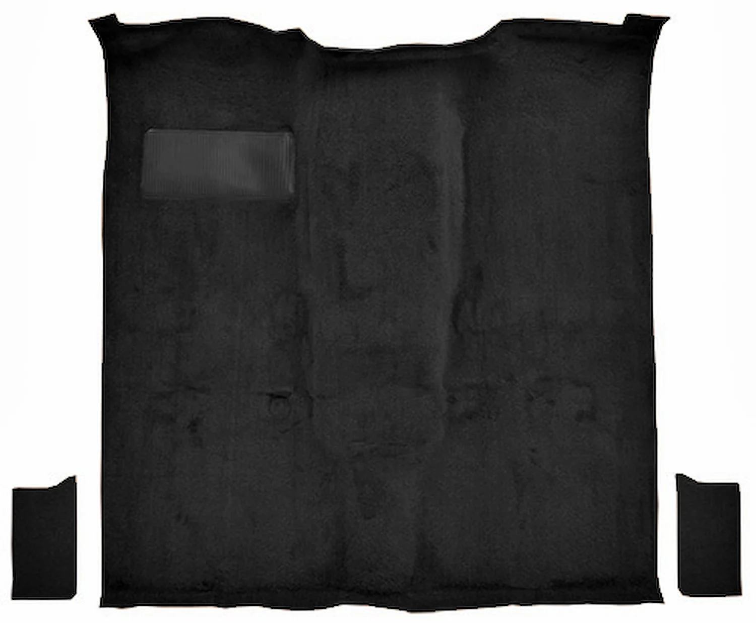 Jegs Molded Cut Pile Passenger Area Carpet For 1981-1991 Chevrolet Blazer, Gmc Jimmy [mass Backing, 3-piece, Black]