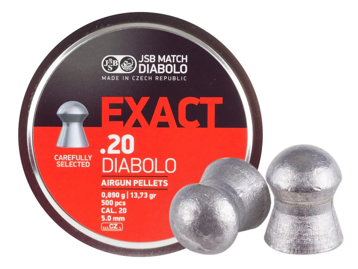 Jsb Diabolo Exact .20 Cal, 13.73 Gr - 500 Ct