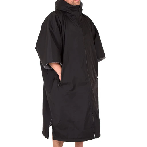 Fleece Lined Changing Robe - Short Sleeve