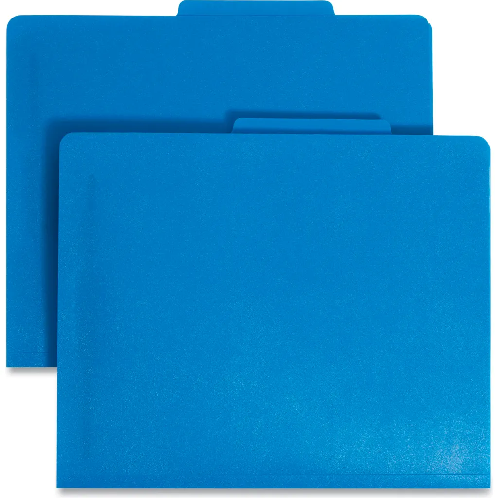 Smead 2-1/2" Expansion Heavy-duty Poly Classification Folders Letter 10/box