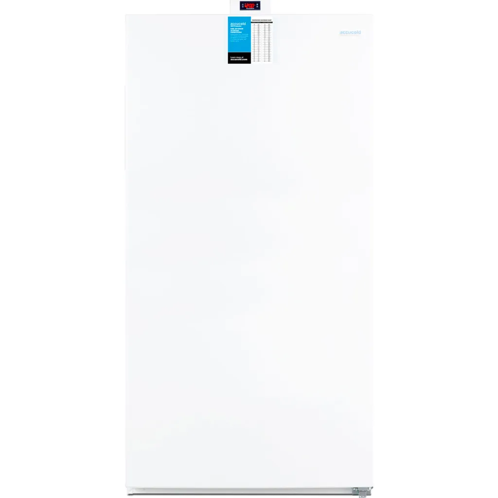 Accucold Upright All Freezer 21 Cu. Ft. Capacity White