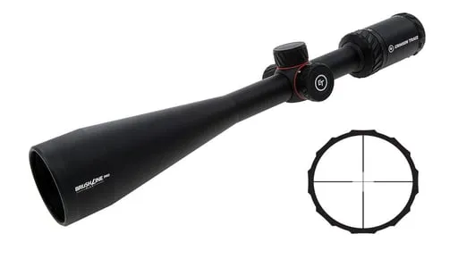 Crimson Trace Brushline Pro 3-12x50 30mm 1/4 Moa Plex Reticle Riflescope