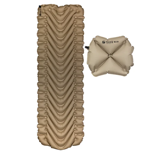 Klymit Insulated Static V Lightweight Sleeping Pad Set Options - V Sheet, Pillow X, Or Air Pump & Patch Kit