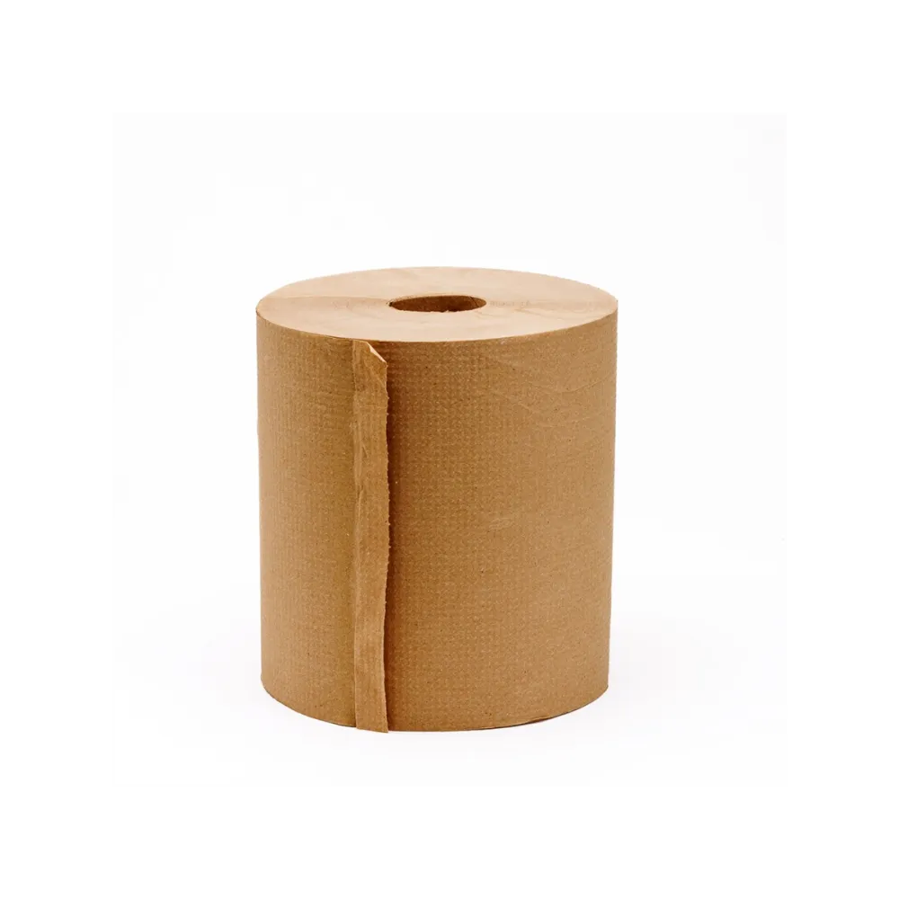Reliable Brand 1-ply Natural Paper Hardwound Towel - Bulk 7.8 In. X 800 Ft., 6 Rolls Per Case