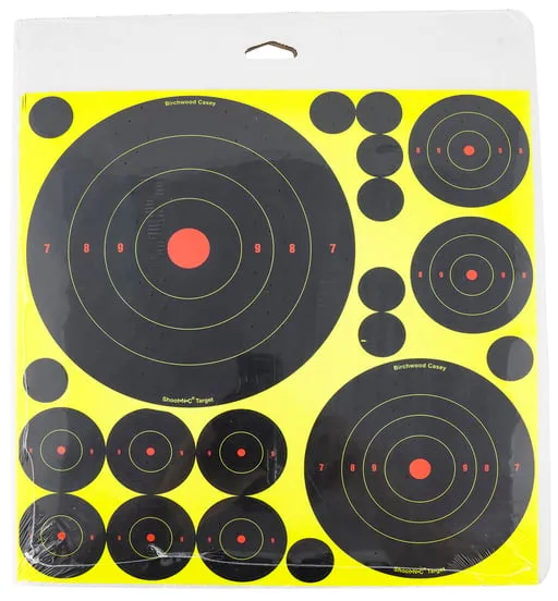 Birchwood Casey Shoot-n-c Assorted Bulls-eye Kit - 4 Targets