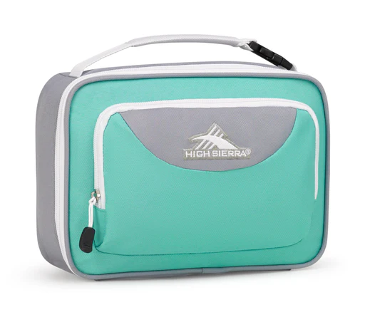 High Sierra Single Compartment Lunch Bag - Aquamarine/white