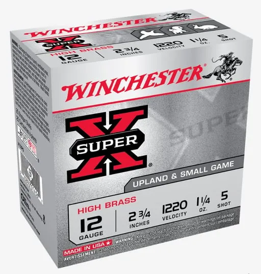 Winchester Ammo 12ga Superx High Brass 2-3/4 Inch 5-shot 25rd