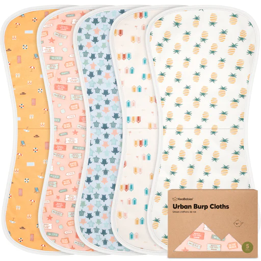 Urban Burp Cloths - Beach Day