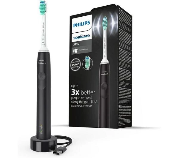Philips Sonicare 3100 Hx3671/14 Electric Toothbrush - Black