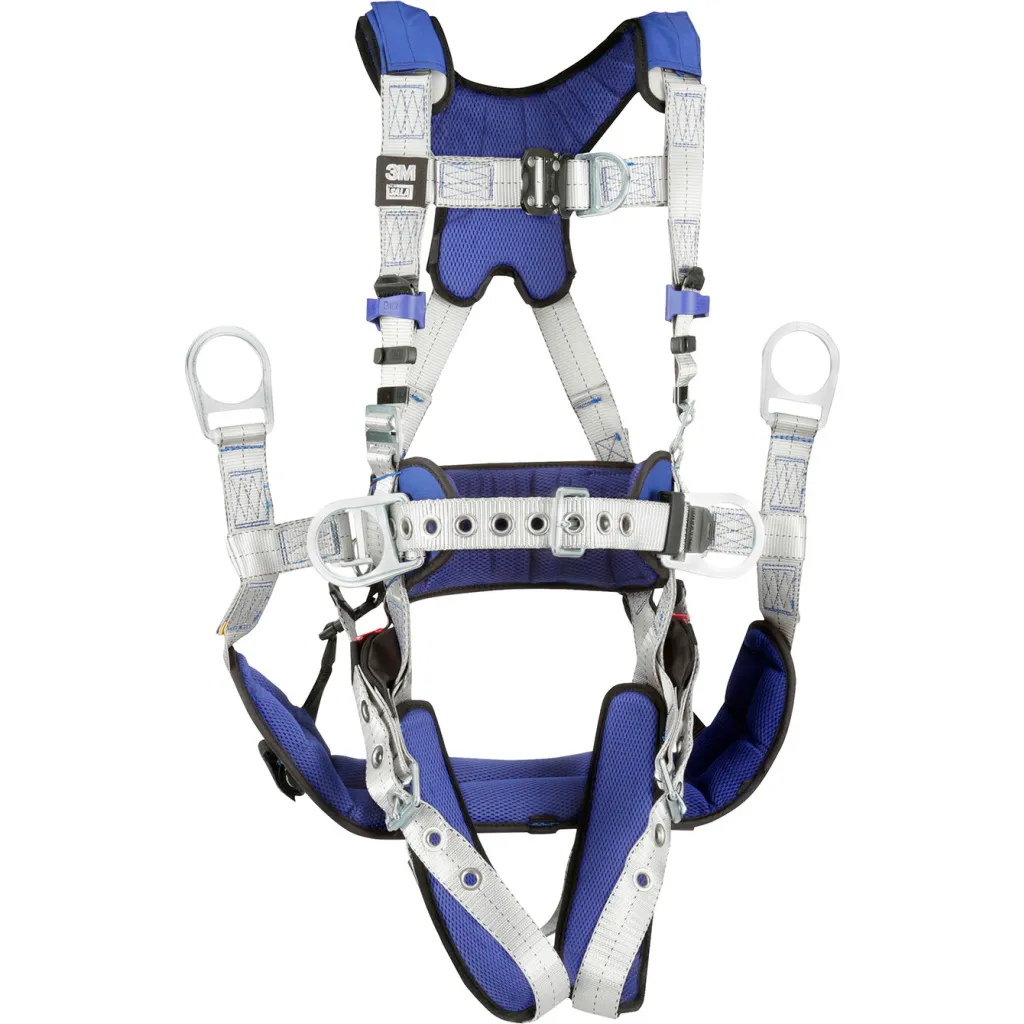 3m Dbi-sala Exofit X100 Comfort Tower Climbing Vest Safety Harness Back/front/hip D-ring S