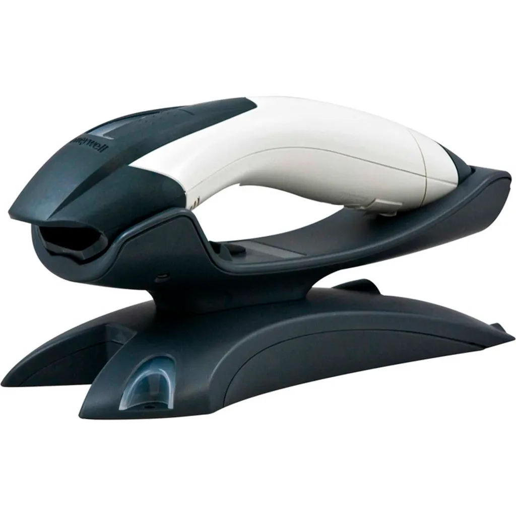Honeywell Cordless 1d Handheld Barcode Scanner W/ Charge Or Comm Base & Usb Cable, Ivory