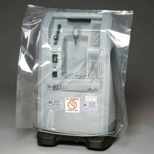 Blue Tint Bags And Covers On Roll, 1.8 Mil, 20" X 18" X 30", Pkg Qty 200