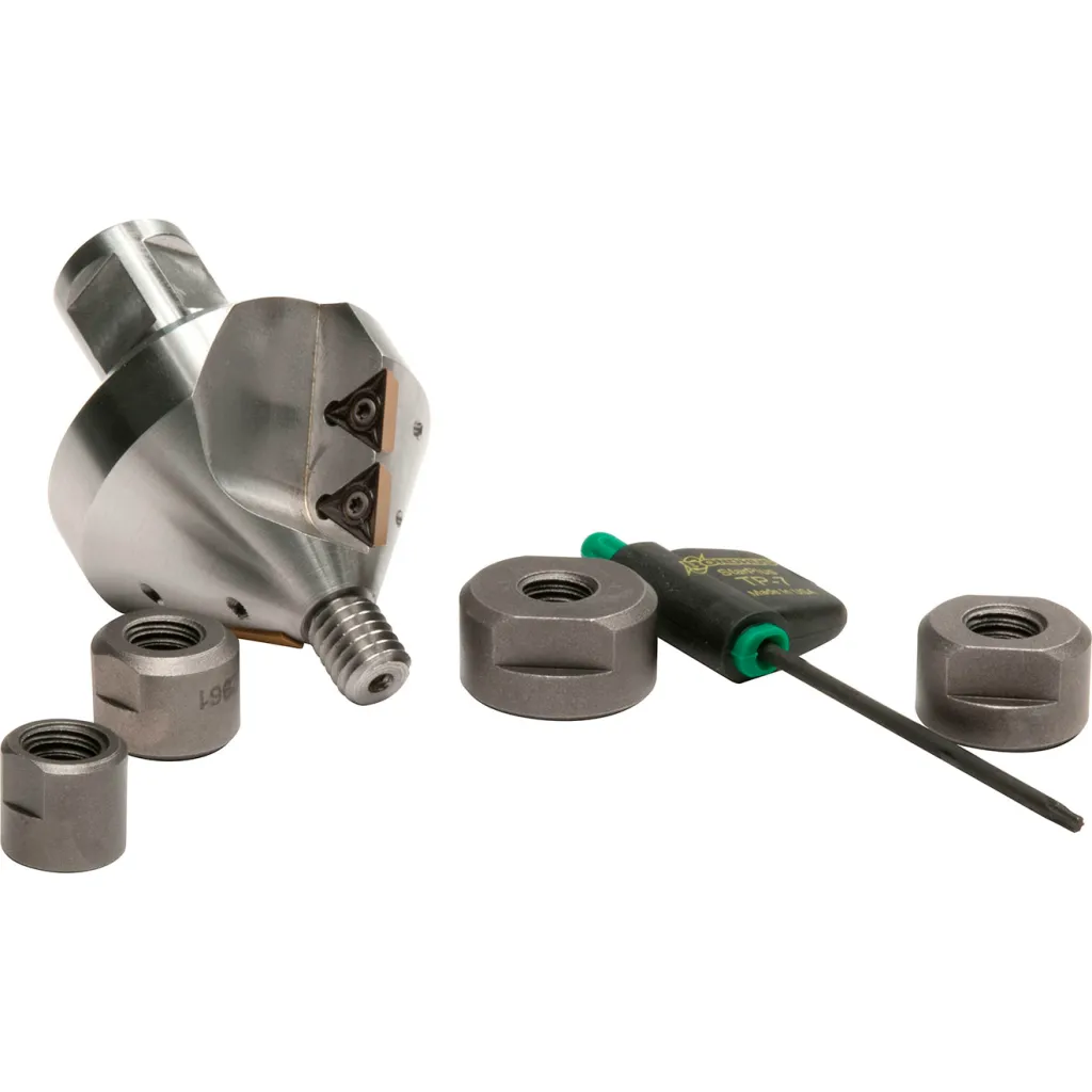 Hougen 2 Flute Carbide Countersink Kit With 4 Pilots 82 Degree