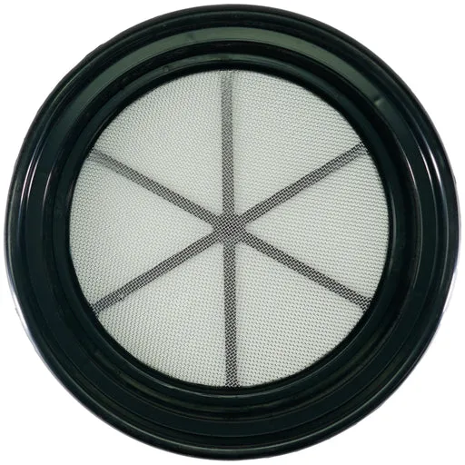 Terrax Black Plastic 13-1/4" Gold Sifting Pan Classifier - 1/12 Mesh Size