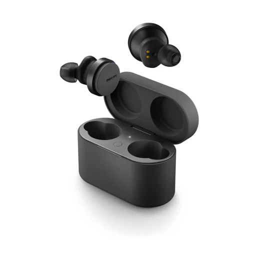 Philips T8506 Wireless Earbuds (active Noise Canceling (anc), Black)