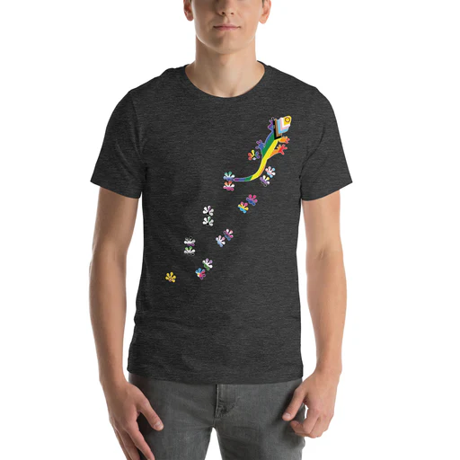 Pangea Pride Tee - Dark Grey Heather/5xl