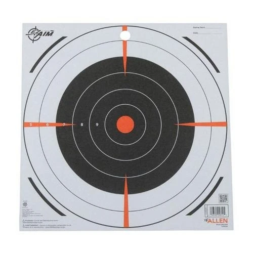 Allen Ez-aim Paper Bullseye Target 13 Pack