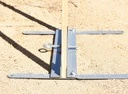 Birchwood Casey 2000mts Metal Target Stand Gray Steel