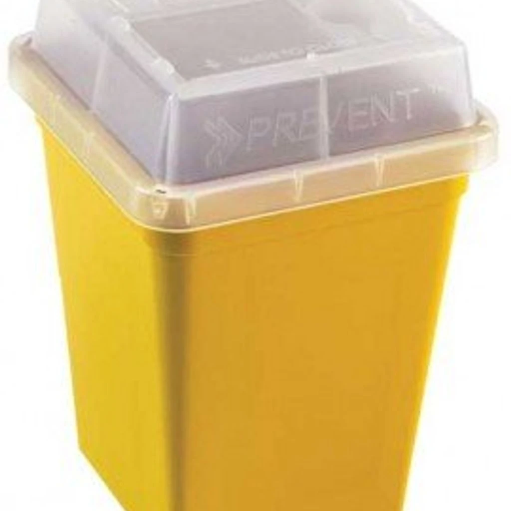 Heathrow Scientific Hs120178 Sharps Container, 1 Liter (quart), Yellow