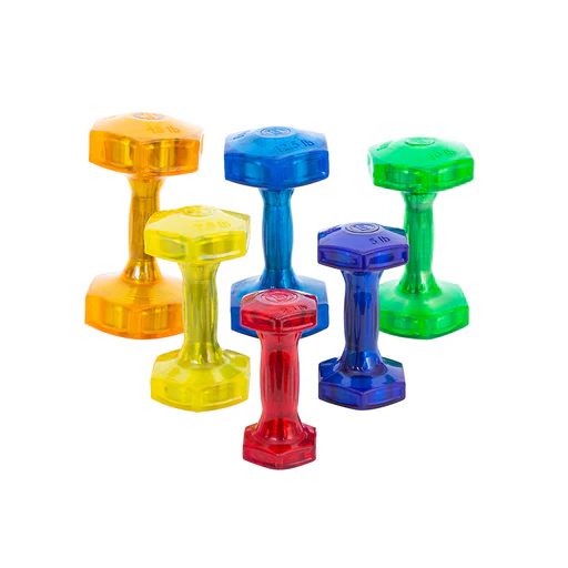 Jellz Urethane Covered Dumbbells - 5 Lbs