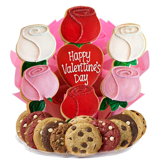 Roses Are Red Boutray™ - 7 Cookie/2 Dozen