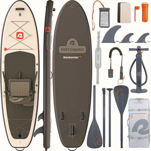 Weekender Plus Inflatable Stand Up Paddle Board Kayak Hybrid 10'6" - Bonsai Rock