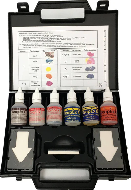 Mistral 80050 Dropex Gsk Lab Kit Explosive Detection And Identification Kits